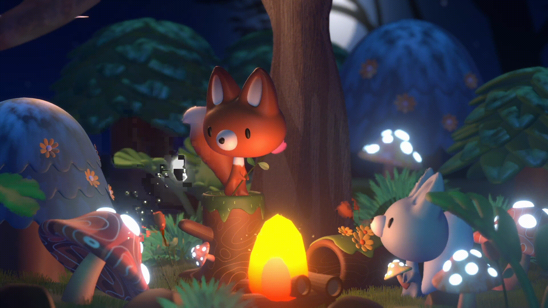 Fox Animation with Sound